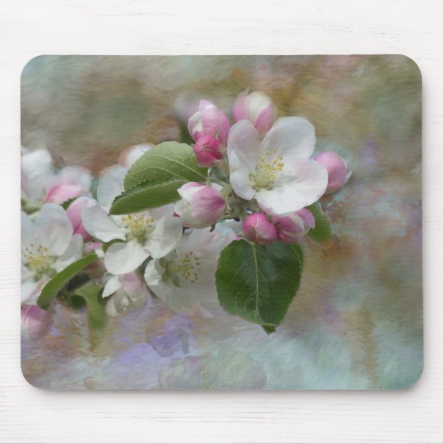 Mousepad Flores de Árvore de Maçã (Frente)