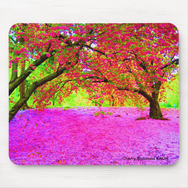 Mousepad Flores de Cereja no Central Park (Frente)