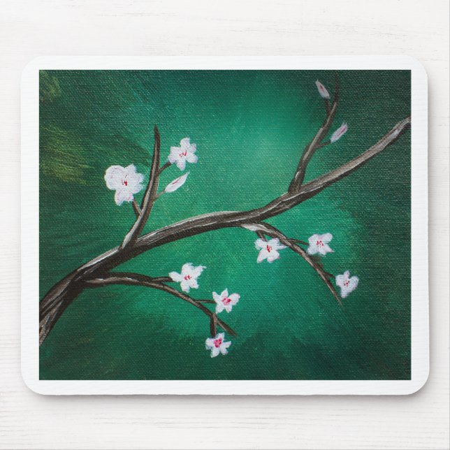 Mousepad Flores de cerejeira (Frente)