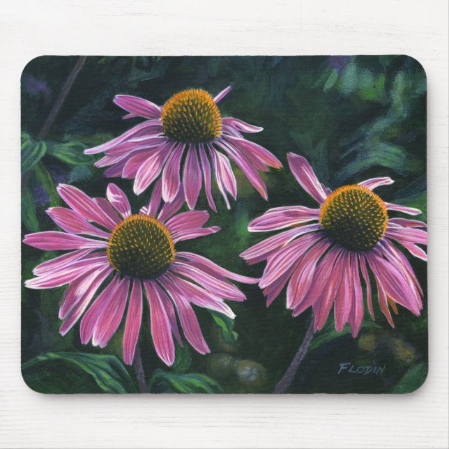 Mousepad Flores de Cone Pink - (Frente)
