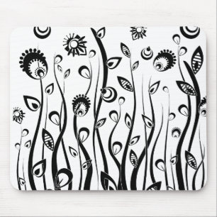 Mousepad flores de fantasia