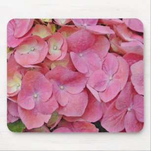 Mousepad Flores de Hydrangea rosa Fecham a proteção do mous