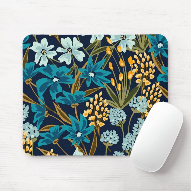 Mousepad Flores de Jardim Tropicais (Com mouse)