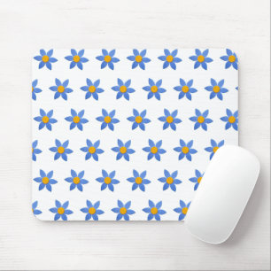 Mousepad Flores de margarida de madeira em branco