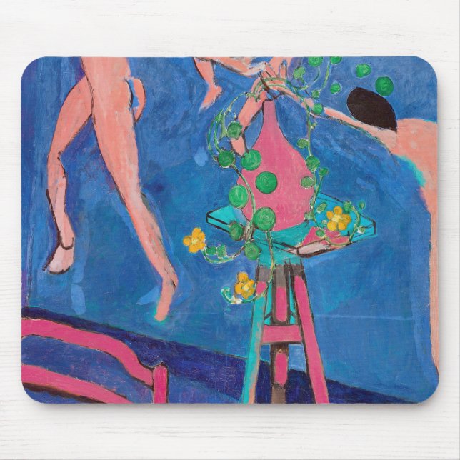 Mousepad Flores de Nasturtium no Atelier, Matisse (Frente)