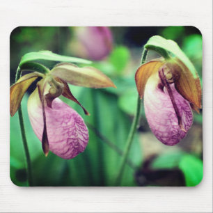 Mousepad Flores De Orquídea De Dama Rosa