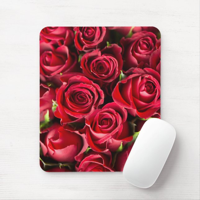 Mousepad Flores De Rosa vermelha Nunca Suficientes (Com mouse)