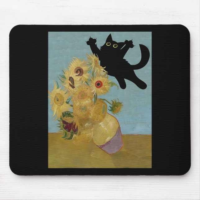 Mousepad Flores de Van Gogh Girassóis (Frente)