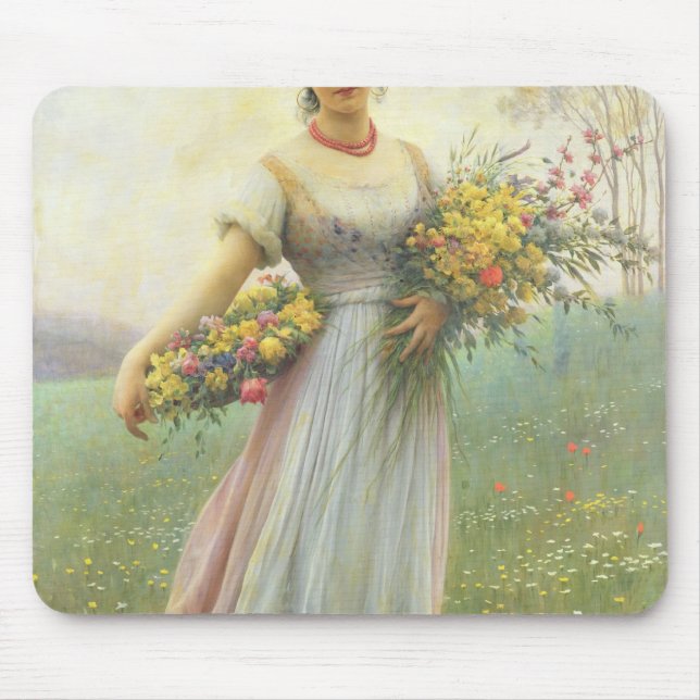Mousepad Flores do primavera (Frente)