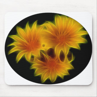 Mousepad Flores douradas