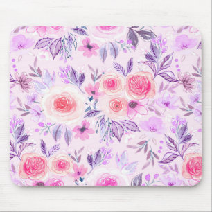 Mousepad Flores e folhas aquáticas 3