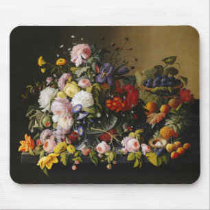 Mousepad Flores e Frutas de Vintage Stress Life