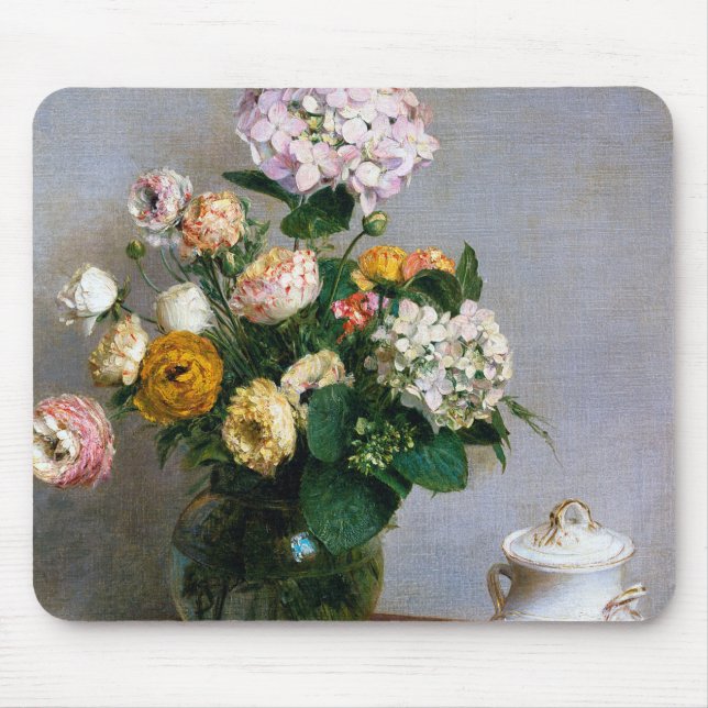 Mousepad Flores e Frutas, Henri Fantin-Latour (Frente)