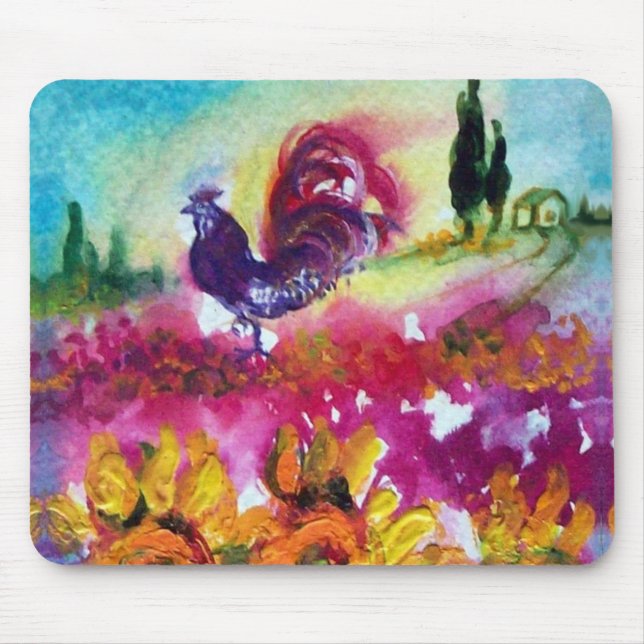 MOUSEPAD FLORES E ROSTAS NEGROS (Frente)