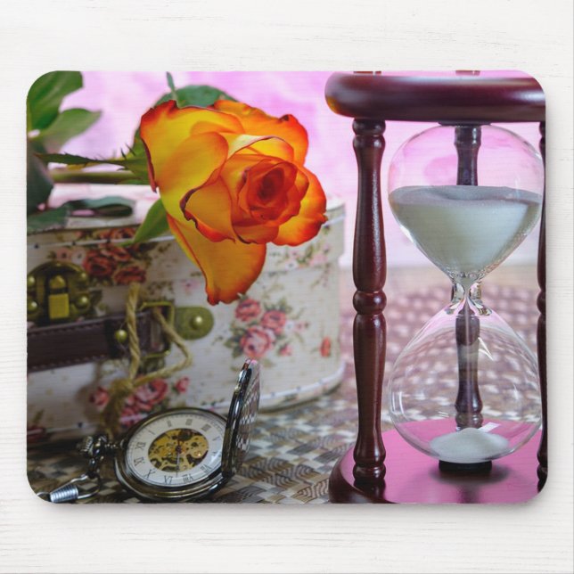 Mousepad Flores e Tempo (Frente)