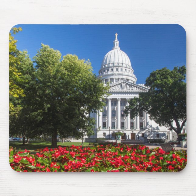 Mousepad Flores em frente ao edifício do Capitólio Estadual (Frente)