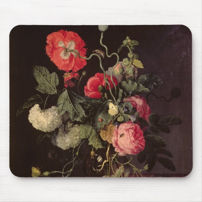 Mousepad Flores em um vaso de vidro, 1667 (Frente)