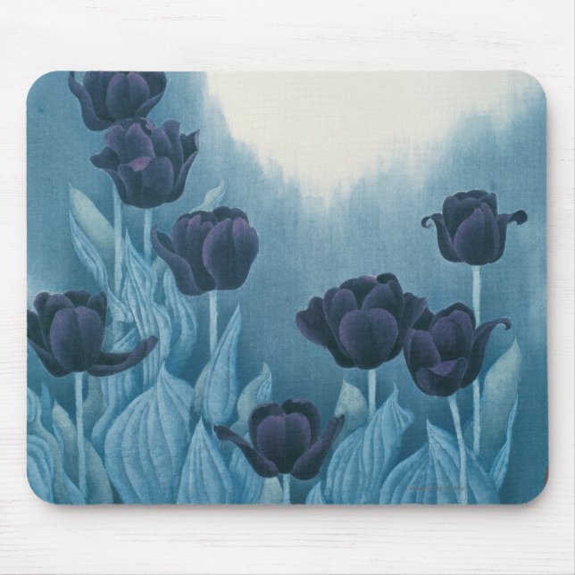Mousepad Flores escuras (Frente)