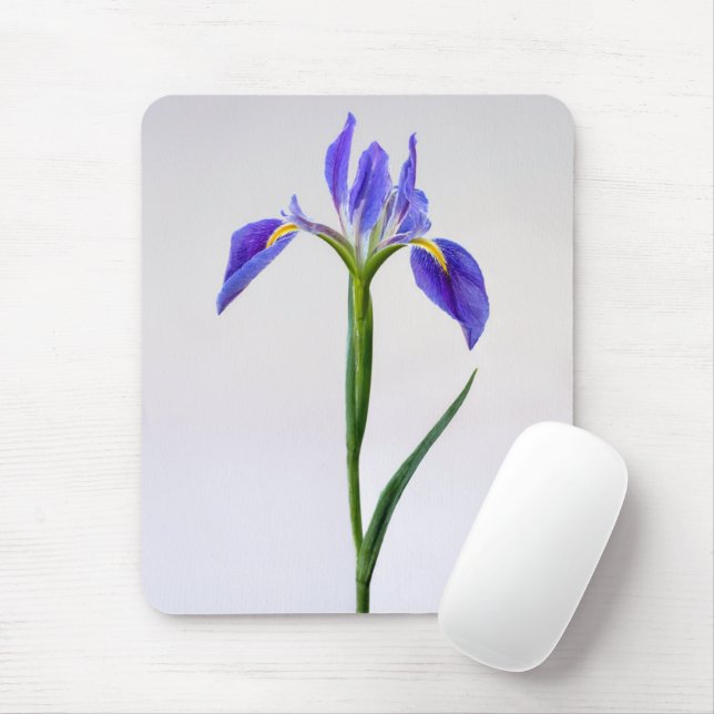 Mousepad Flores | Flor Roxo-Íris (Com mouse)