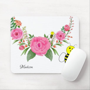 Mousepad Flores Florais, Mouse de Bumblebee!