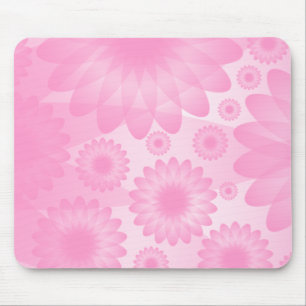 Mousepad Flores Geométricas - Rosa