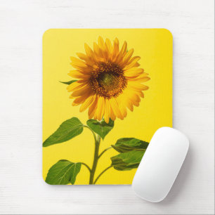 Mousepad Flores   Girassol em amarelo