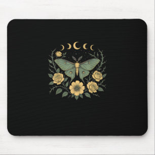 Mousepad Flores Goblincore Mariposa e Borboleta Cottagecore
