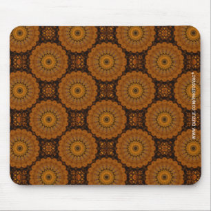 Mousepad Flores Laranja