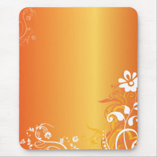 Mousepad Flores Laranja