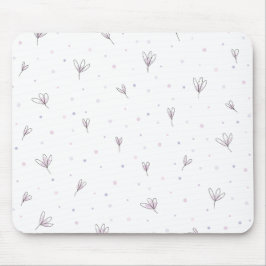 Mousepad Flores Lilac