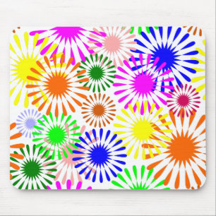 Mousepad Flores multicoloridas
