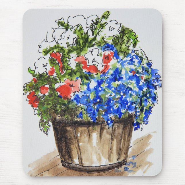 Mousepad Flores para seu tapete do rato (Frente)