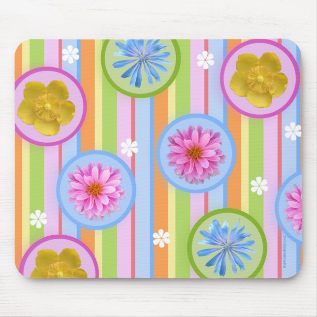 Mousepad Flores pelo sol (Frente)