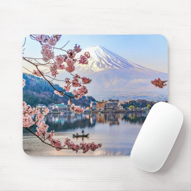 Mousepad Flores | Primavera Cherry Blossoms Japão (Com mouse)