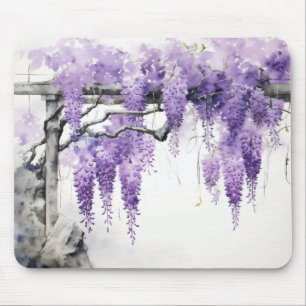 Mousepad Flores Púrpuras - Cores de Wisteria