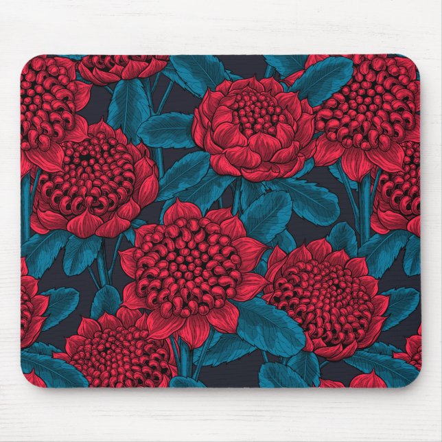 Mousepad Flores Red Waratah (Frente)