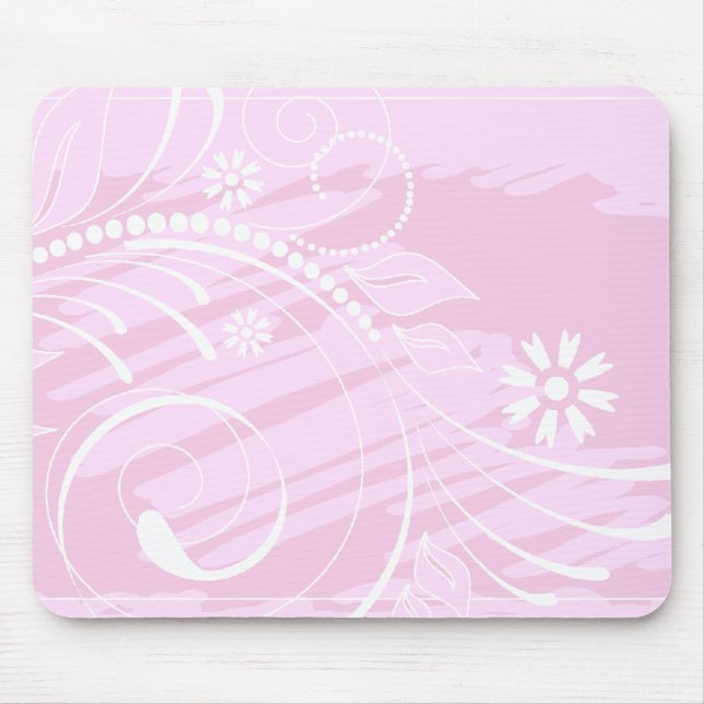 Mousepad flores rosa (Frente)
