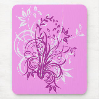Mousepad Flores Rosa