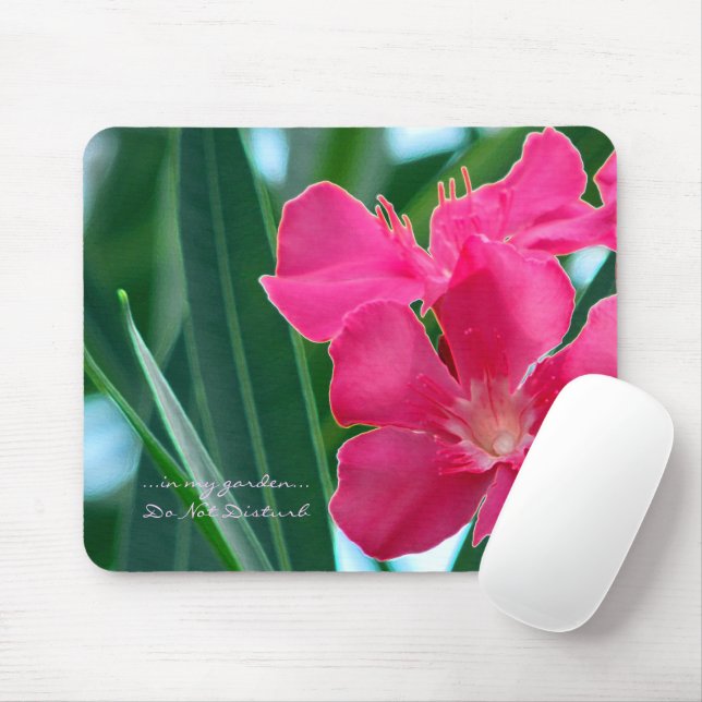 Mousepad Flores Rosa (Com mouse)