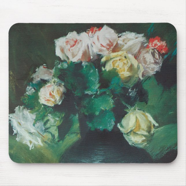 Mousepad Flores (Rosas) por William Merritt Chase (Frente)