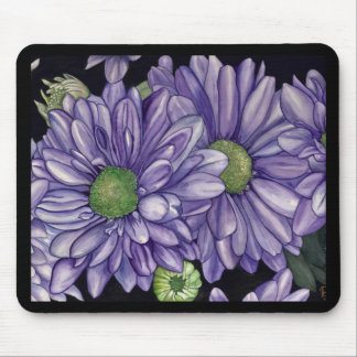 Mousepad Flores roxas