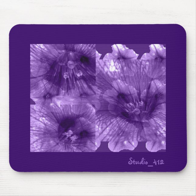 Mousepad Flores roxas (Frente)