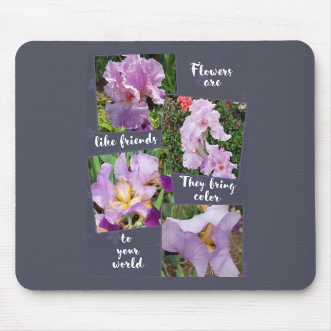 Mousepad Flores são como Amigos (Frente)