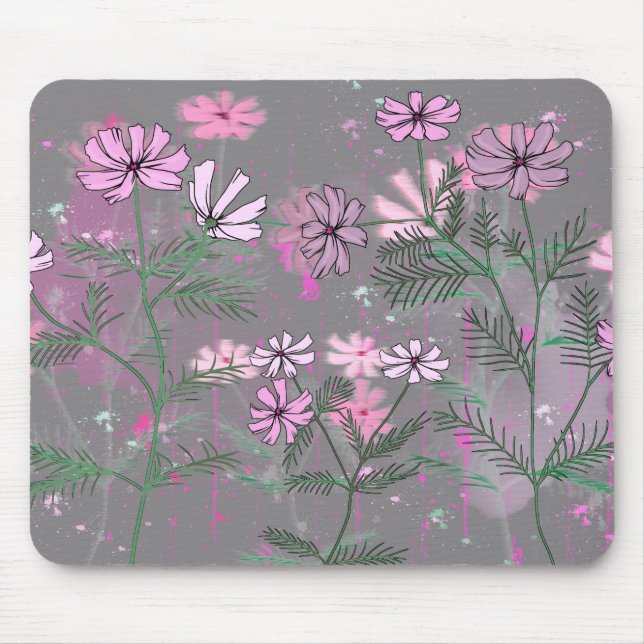 Mousepad Flores selvagens (Frente)