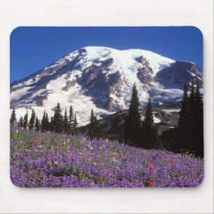 Mousepad flores silvestres de verão na base do Monte Rainie