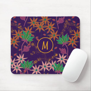 Mousepad Flores silvestres Roxo