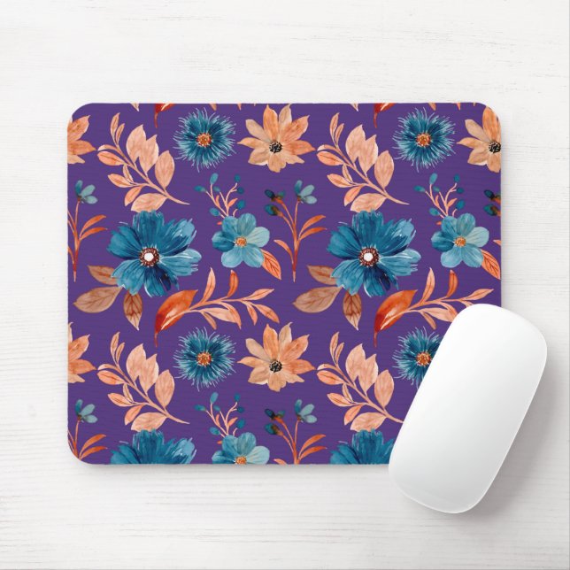 Mousepad Flores Trendy Pastel (Com mouse)