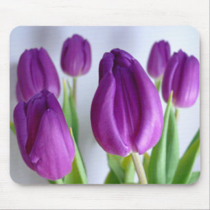 Mousepad FLORES: Tulipas de lavanda