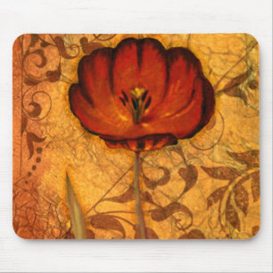 Mousepad Flores vermelhas mim