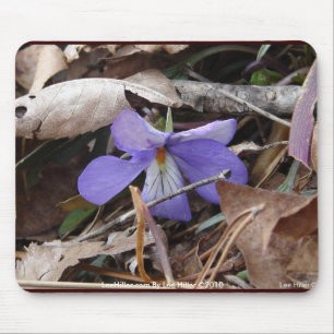 Mousepad FloresSilvestres Violeta Pata de Pássaro Hot Sprin